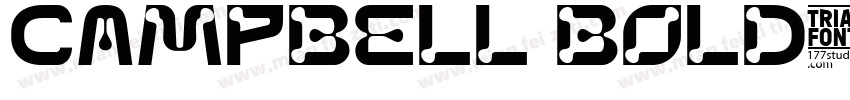 CAMPBELL Bold字体转换